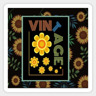 Vintage 70's Hippy Sunflower Child Peace Love Sticker